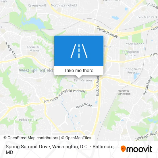 Spring Summit Drive map