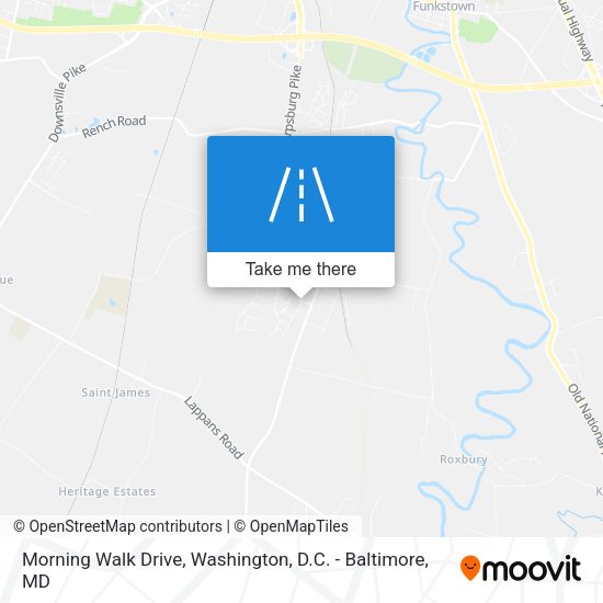 Morning Walk Drive map