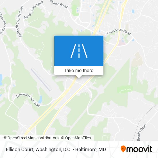 Ellison Court map