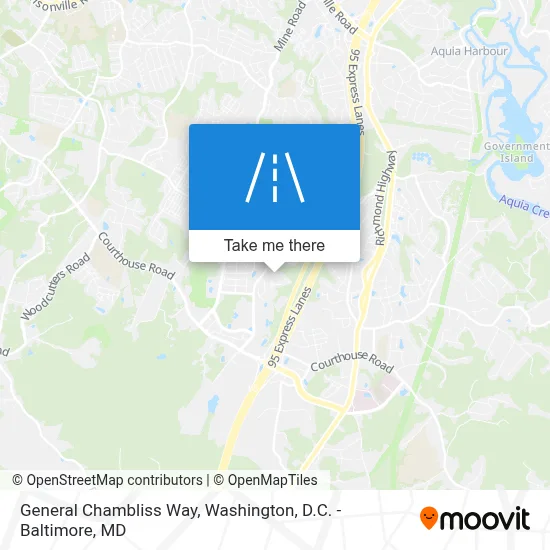 General Chambliss Way map