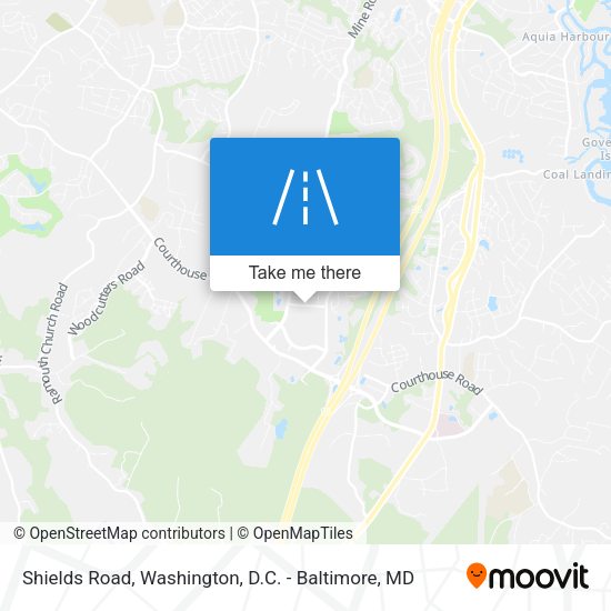 Mapa de Shields Road