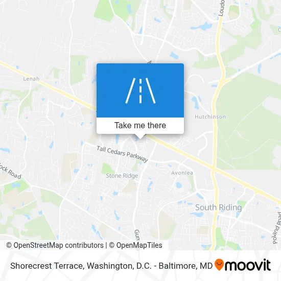 Shorecrest Terrace map