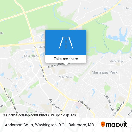 Mapa de Anderson Court