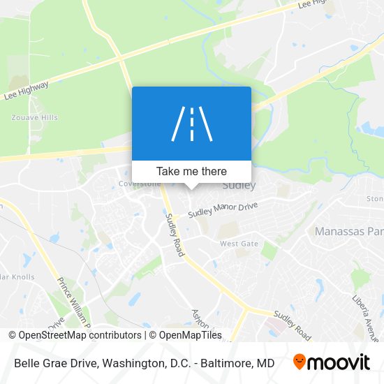 Belle Grae Drive map