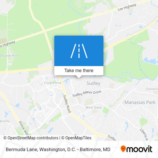 Mapa de Bermuda Lane