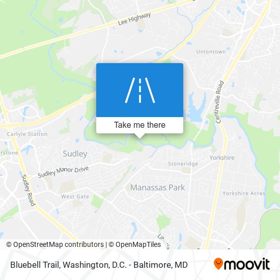 Mapa de Bluebell Trail