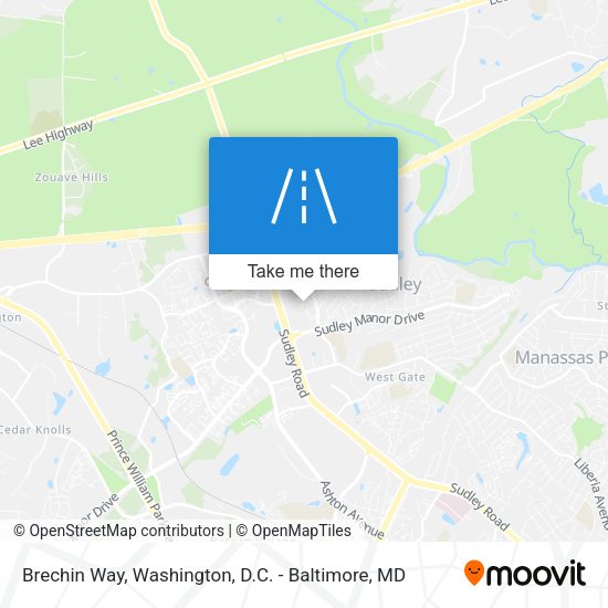 Mapa de Brechin Way