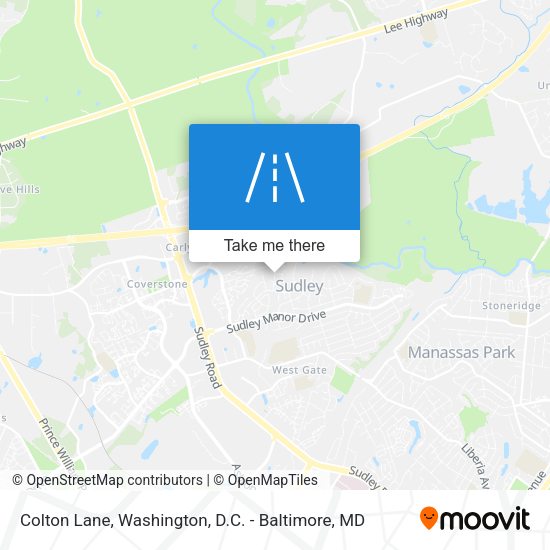 Mapa de Colton Lane