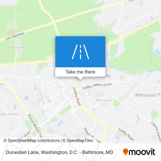 Duneiden Lane map