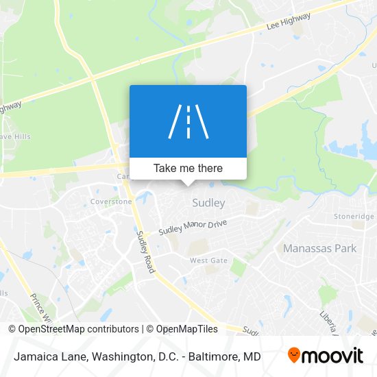 Mapa de Jamaica Lane