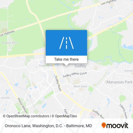 Oronoco Lane map