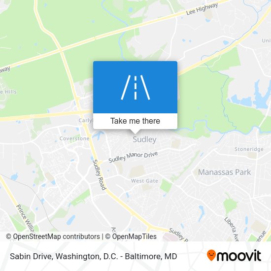 Sabin Drive map