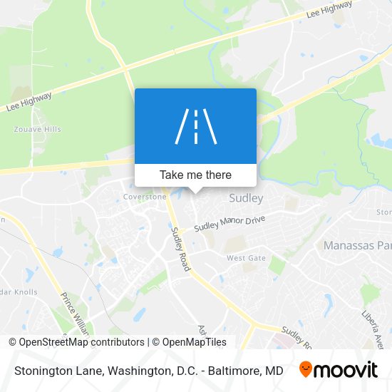 Stonington Lane map