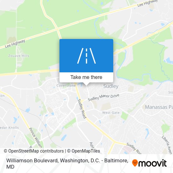 Mapa de Williamson Boulevard