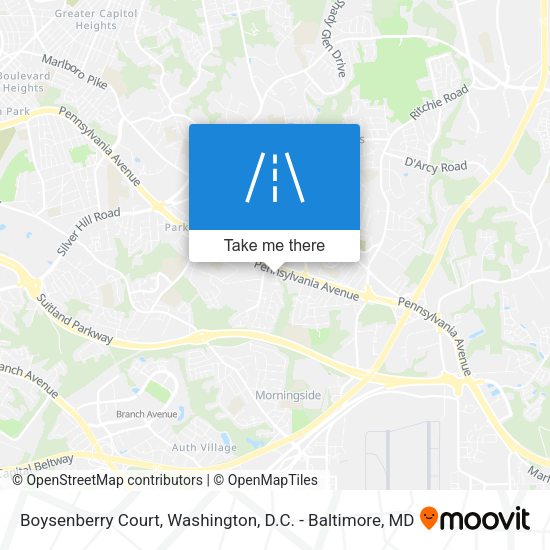 Boysenberry Court map
