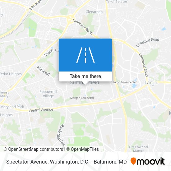 Spectator Avenue map