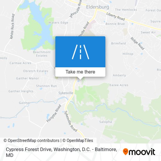 Mapa de Cypress Forest Drive