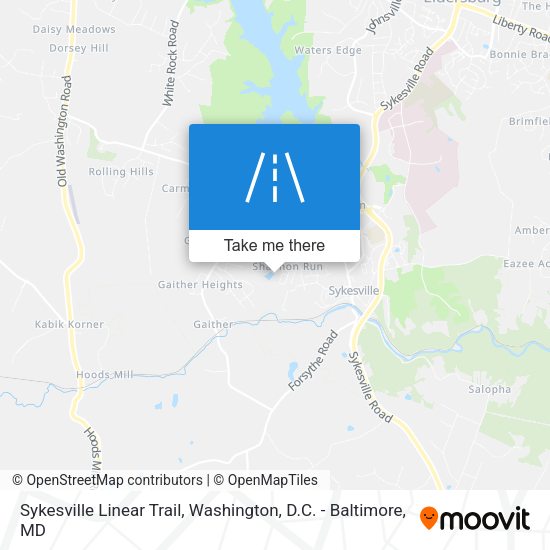 Sykesville Linear Trail map