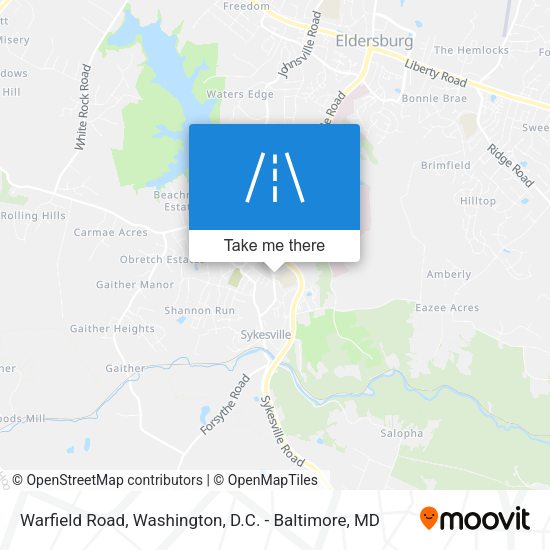 Mapa de Warfield Road