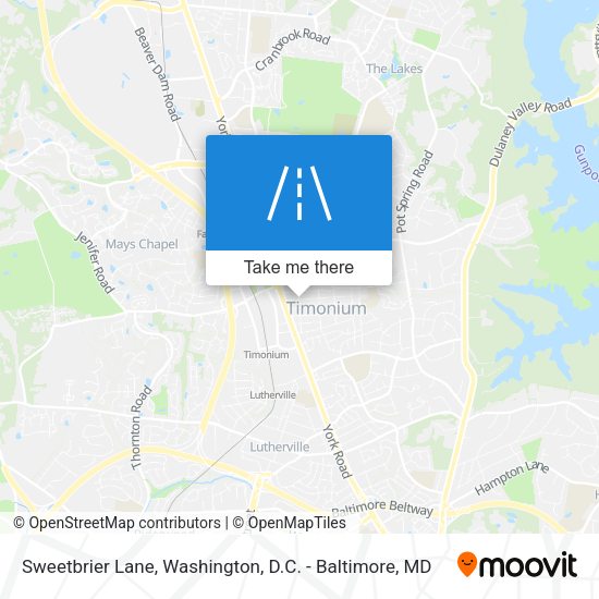 Sweetbrier Lane map