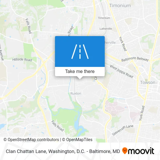 Clan Chattan Lane map