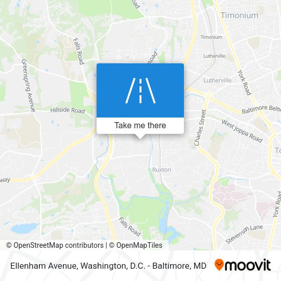 Mapa de Ellenham Avenue