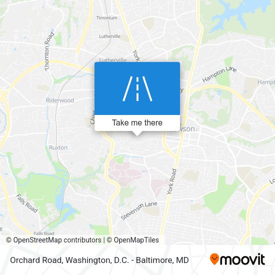 Mapa de Orchard Road