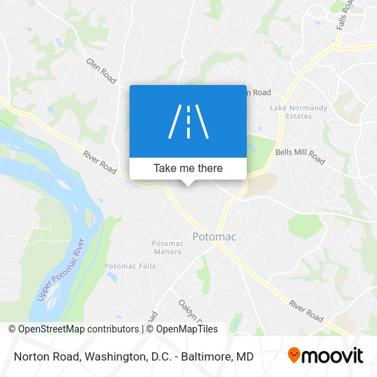 Norton Road map