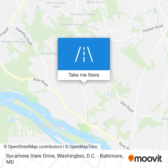Sycamore View Drive map