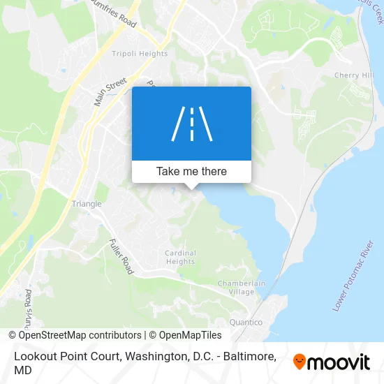 Lookout Point Court map