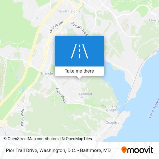 Pier Trail Drive map