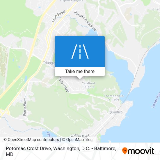 Mapa de Potomac Crest Drive