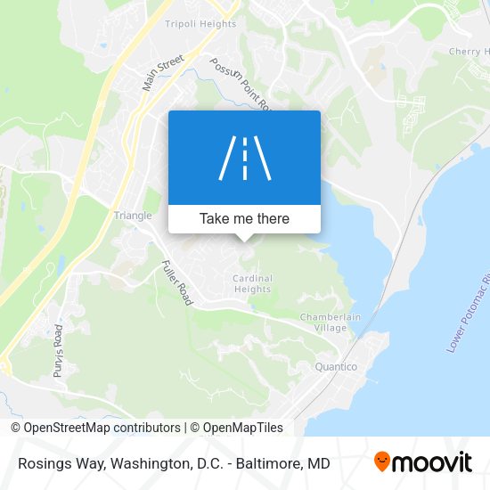 Rosings Way map