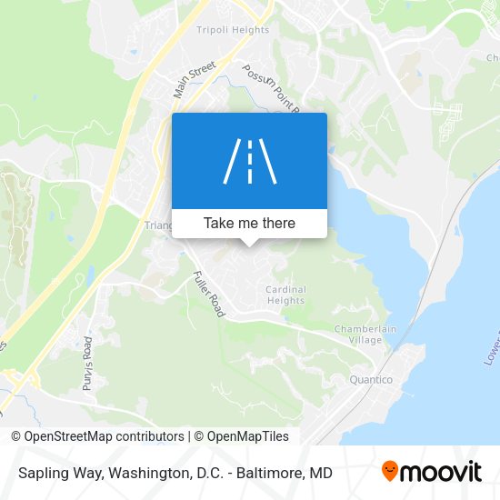 Mapa de Sapling Way