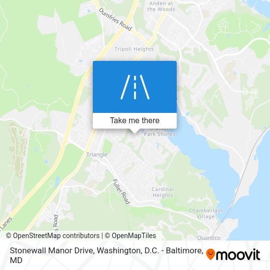 Stonewall Manor Drive map