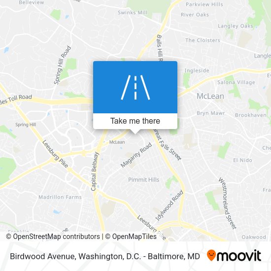 Mapa de Birdwood Avenue