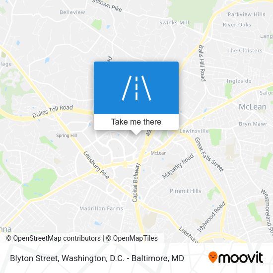 Mapa de Blyton Street