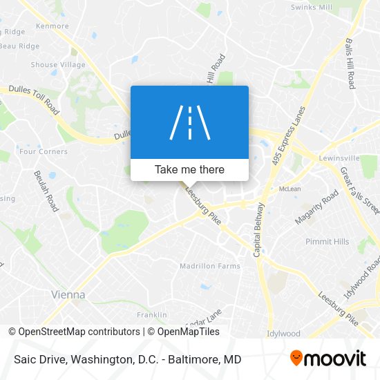 Saic Drive map