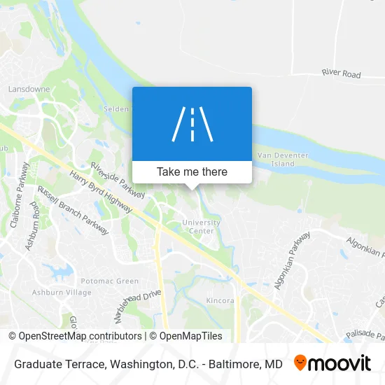 Graduate Terrace map