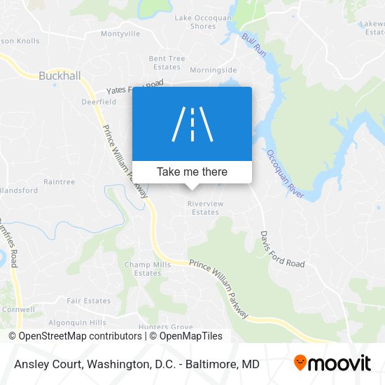 Mapa de Ansley Court