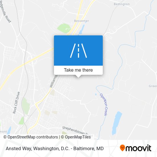Ansted Way map