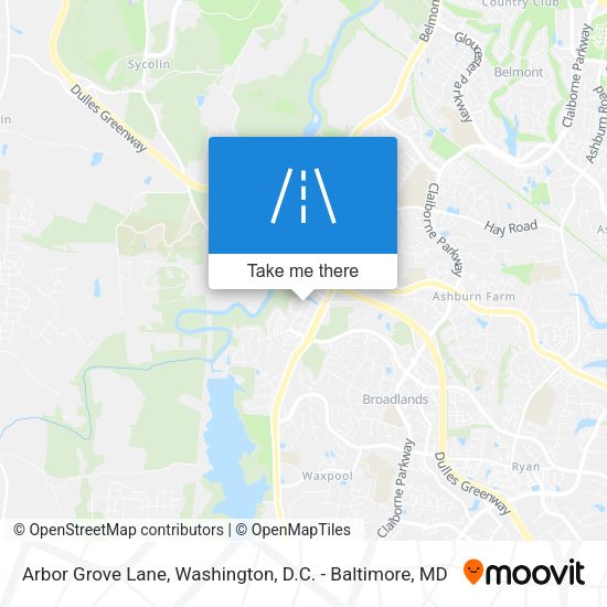 Arbor Grove Lane map