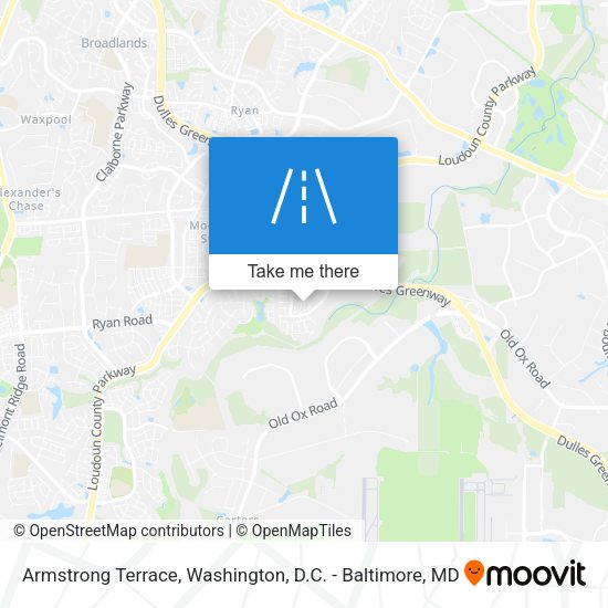 Armstrong Terrace map