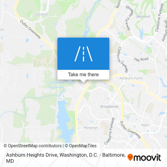 Ashburn Heights Drive map