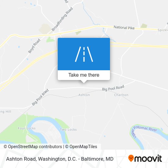 Mapa de Ashton Road