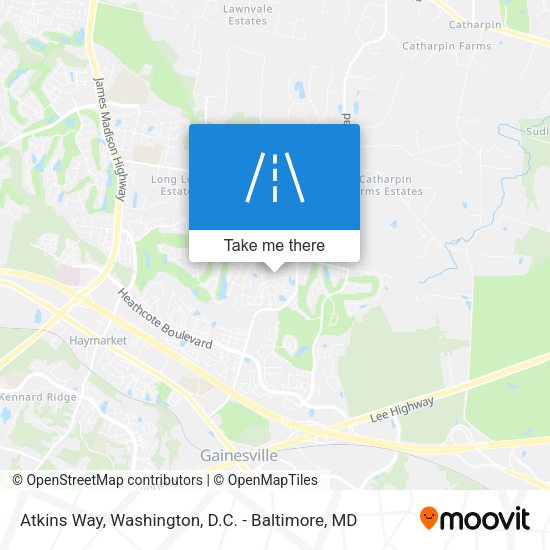 Mapa de Atkins Way