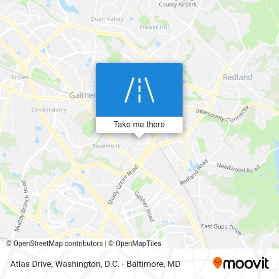 Atlas Drive map