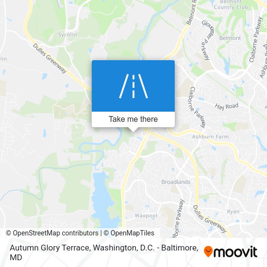 Autumn Glory Terrace map