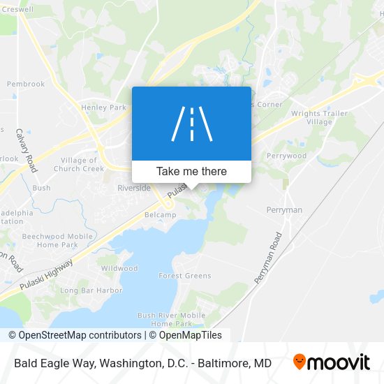 Mapa de Bald Eagle Way