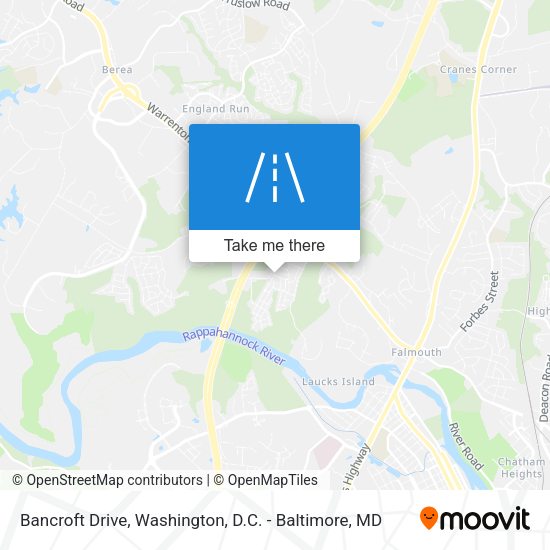 Bancroft Drive map
